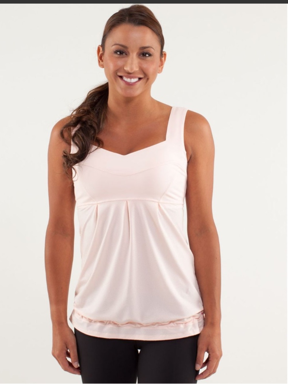 Lululemon Run: Tame Me Tank Parfait Pink Lightweight Size 6 Small